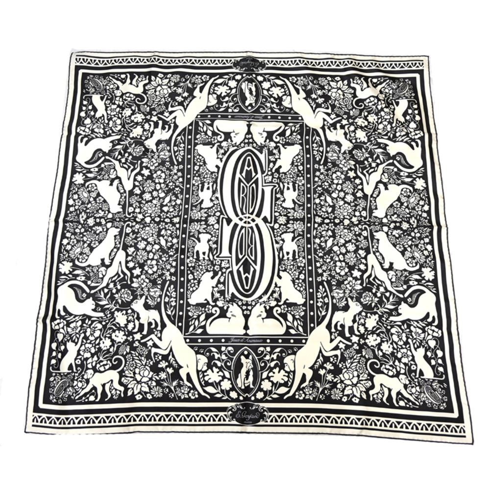 Goyard Jo Danimaux Women's Scarf/Muffler FOUJDAMMLSR225SR22X 100% Silk Ocean ...